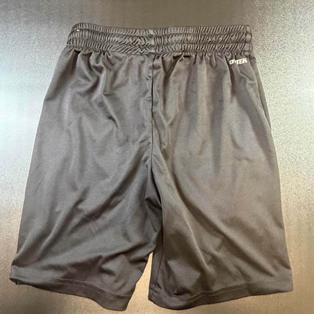 DR-TEK Boys Athletic Shorts Black Mesh Pockets Elastic Waist Size M 10-12 - Picture 2 of 6